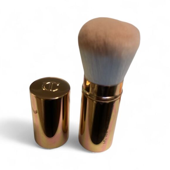 Charlotte Tilbury Mini Kabuki Brush – Travel Retractable Makeup Brush NWOB - Picture 1 of 1